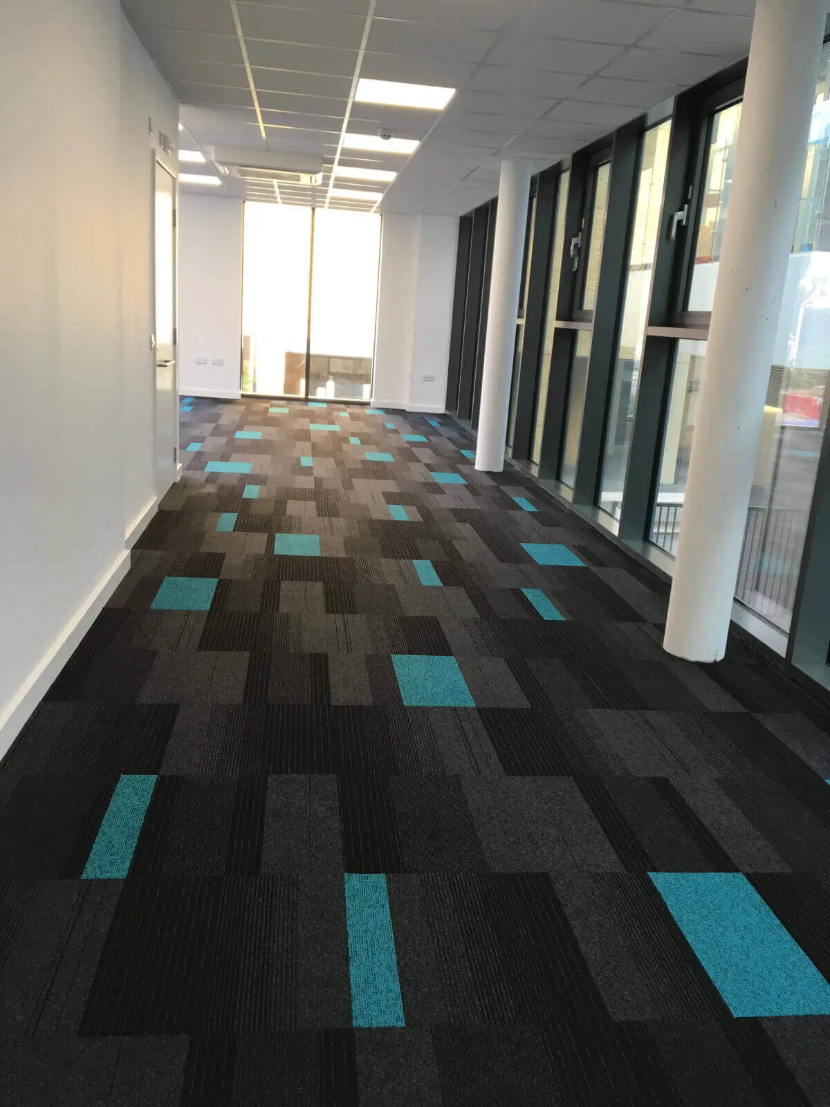 Office space with Carpet Tile Flooring 15