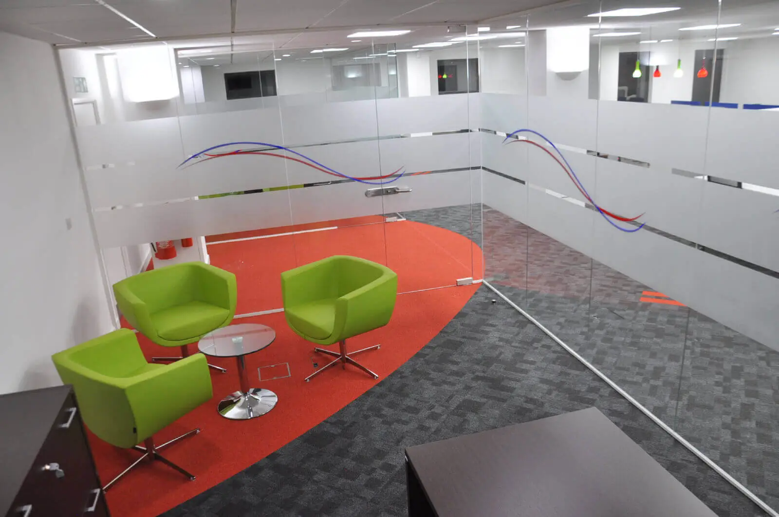 Office space with Carpet Tile Flooring 5