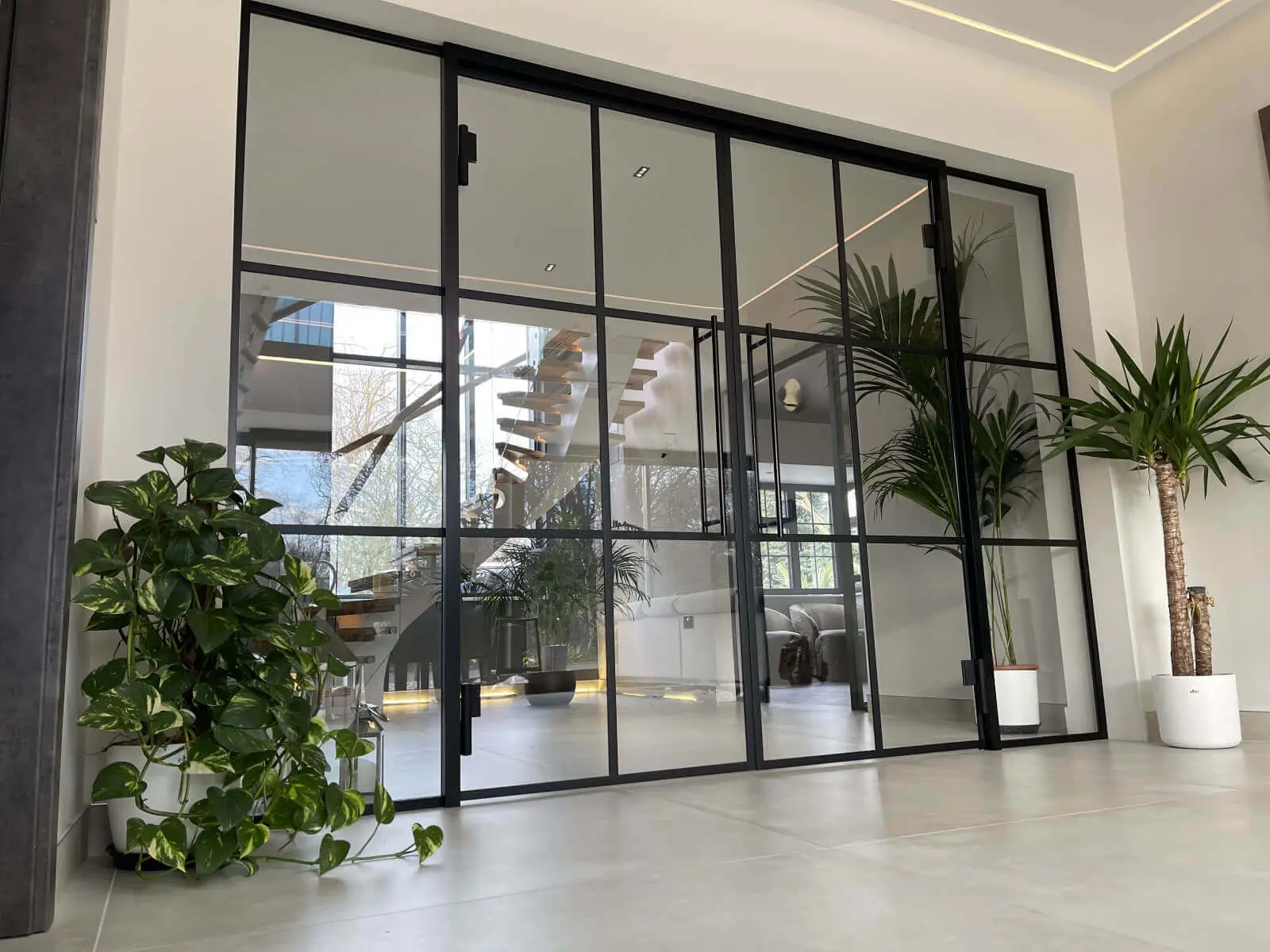 Office space design with Crittall Style Glass Partitions Screen 14
