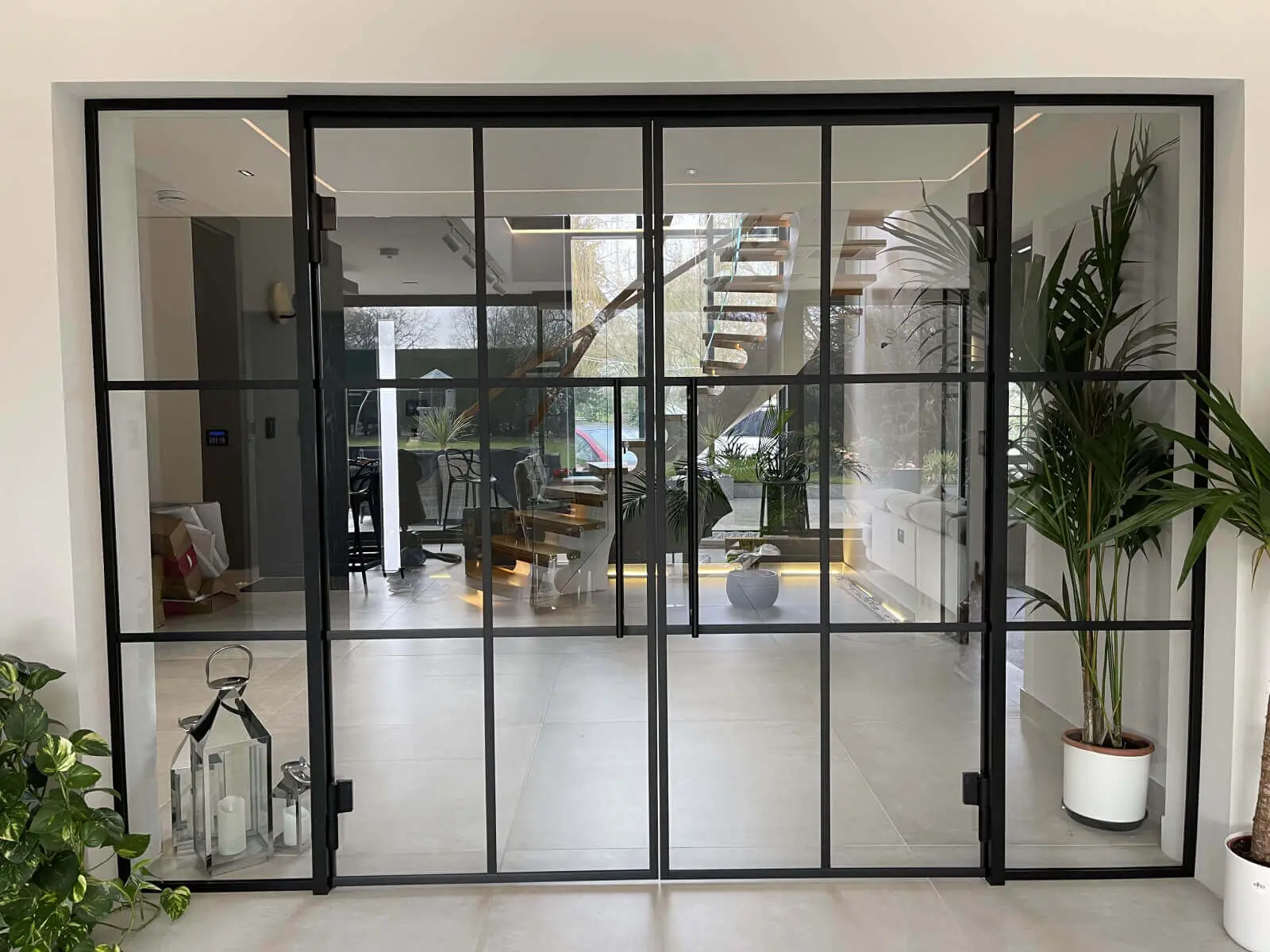 Office space design with Crittall Style Glass Partitions Screen 15