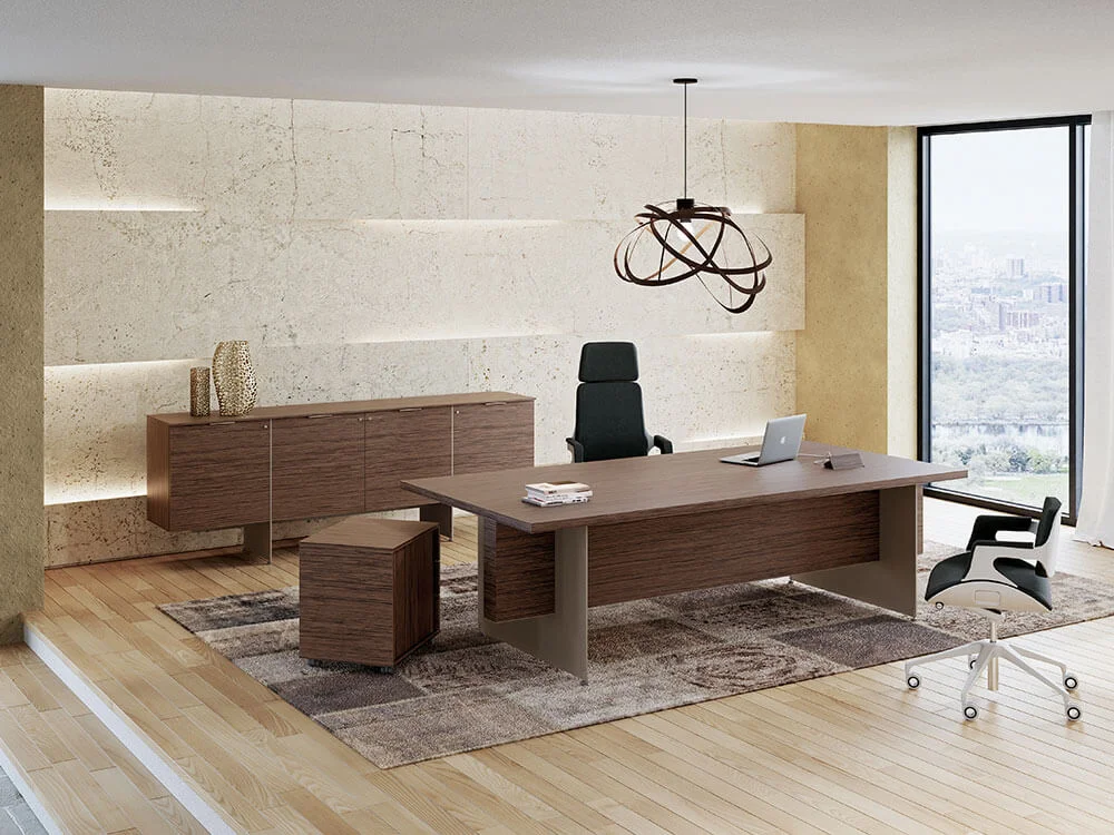 Antioch Executive Desk with Modesty Panel