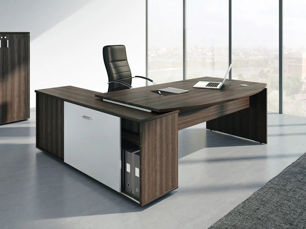 ALDON 1 Curved Executive Desk