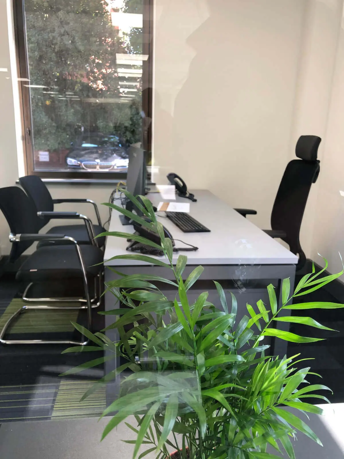 Creative Car Park office space with designer desks, chairs, suspended grid ceiling, flooring, splash backs and glass partitions 33 Creative Car Park office space with designer desks, chairs, suspended grid ceiling, flooring, splash backs and glass partitions 33