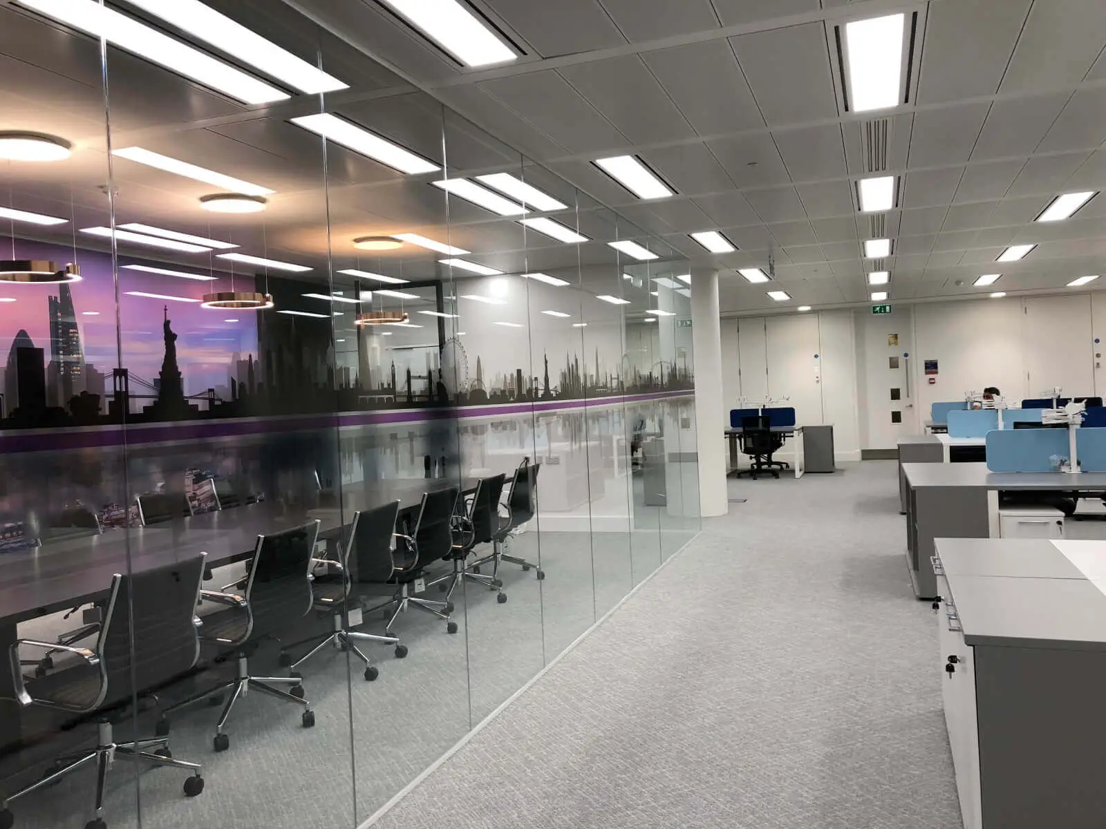Ngage Recruitment office space with designer executive, meeting, reception, operational and breakout furniture, glass partitions and deisgner flooring 14 Ngage Recruitment office space with designer executive, meeting, reception, operational and breakout furniture, glass partitions and deisgner flooring 14