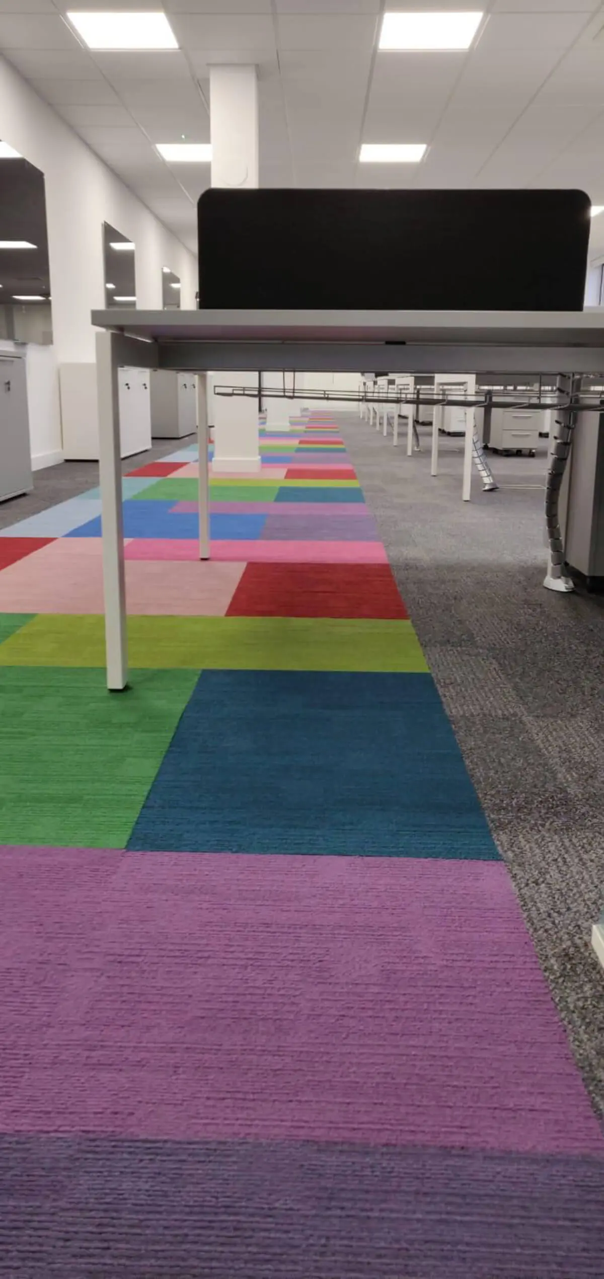 Ngage Recruitment office space with designer furniture and glass partitions and carpet tile flooring along with suspended grid ceiling 7 Ngage Recruitment office space with designer furniture and glass partitions and carpet tile flooring along with suspended grid ceiling 7