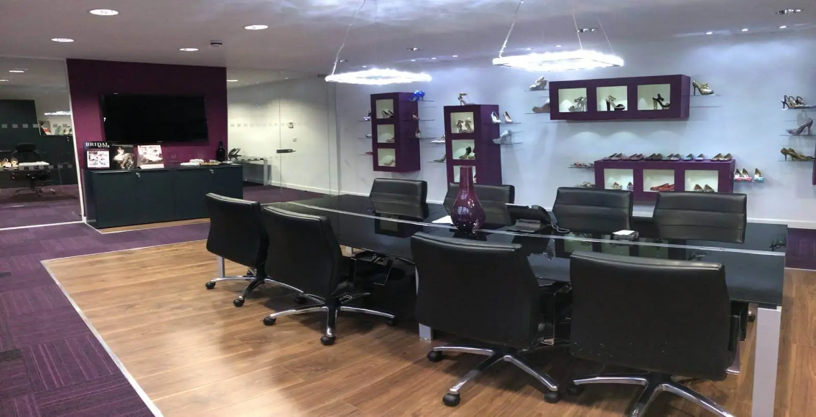 Paradox Fashion Designer Shoes with designer furniture, glass partitions, carpet tile flooring, plasterbaord Ceiling 5 Paradox Fashion Designer Shoes with designer furniture, glass partitions, carpet tile flooring, plasterbaord Ceiling 5