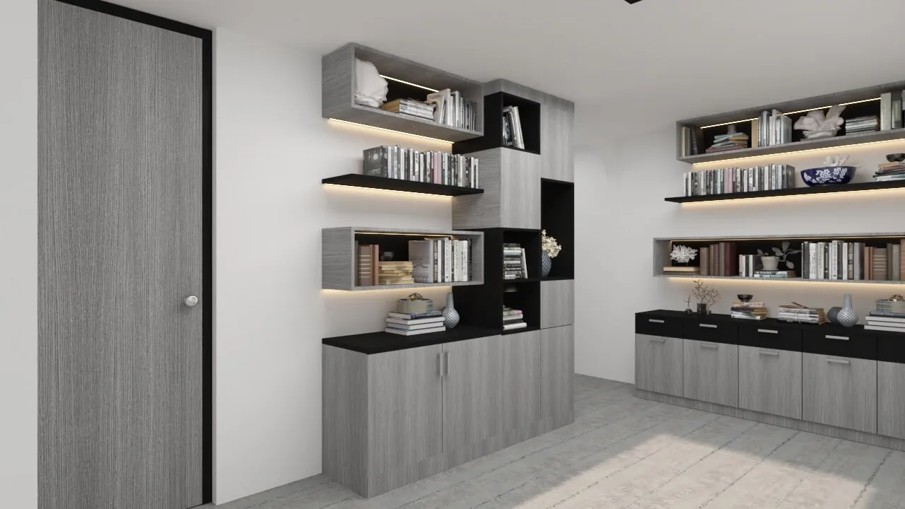 Home office design & 3D visuals 2 Home office design & 3D visuals 2