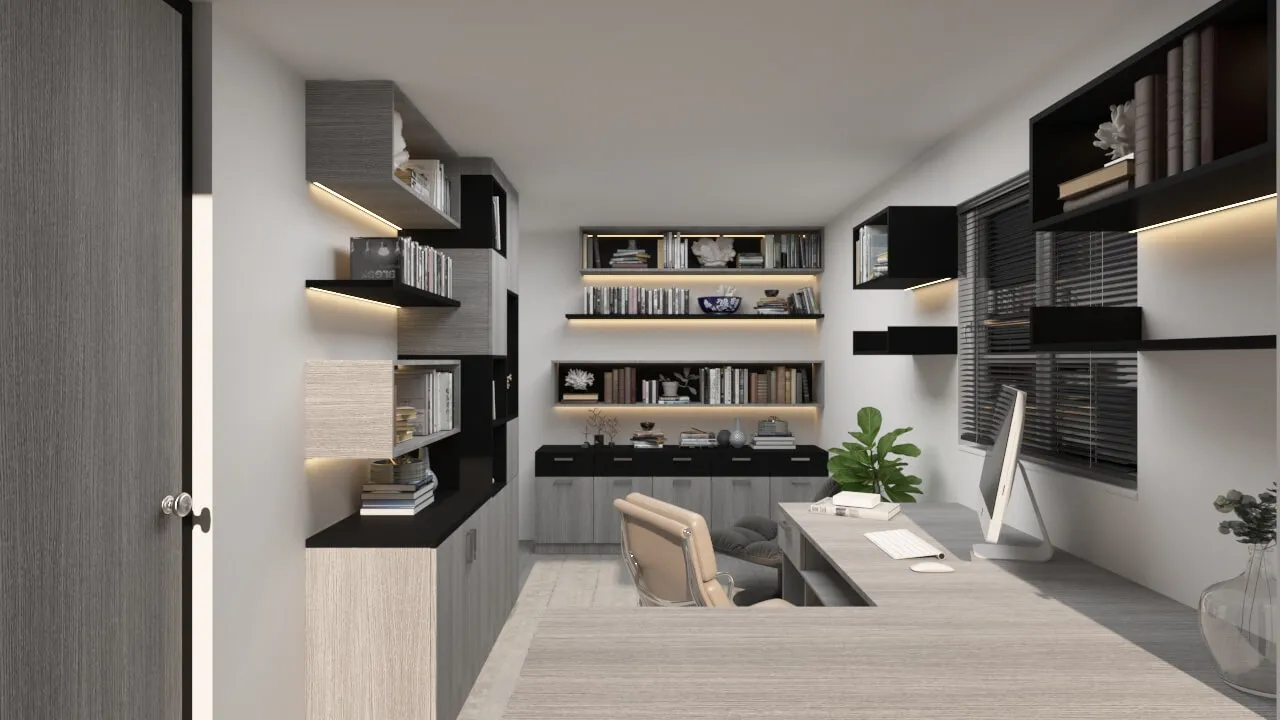 Home office design & 3D visuals 3 Home office design & 3D visuals 3