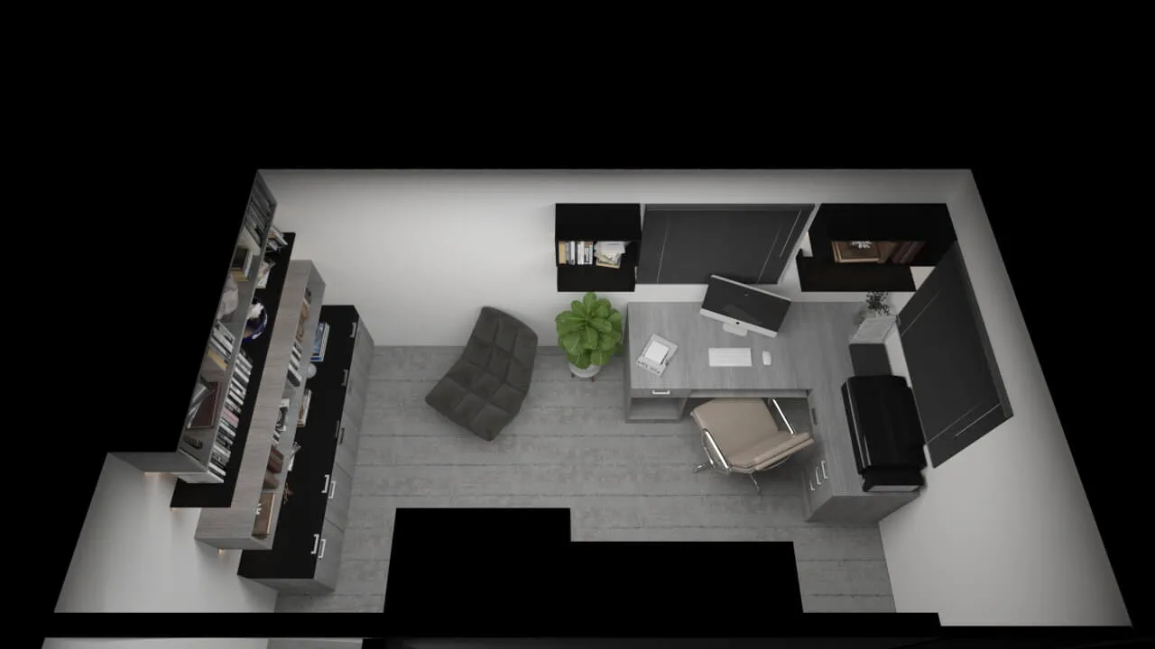 Home office design & 3D visuals 4 Home office design & 3D visuals 4