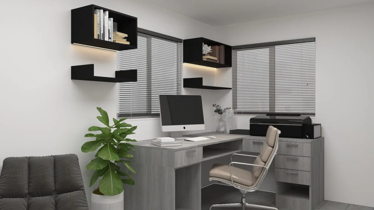Home office design & 3D visuals 6 Home office design & 3D visuals 6