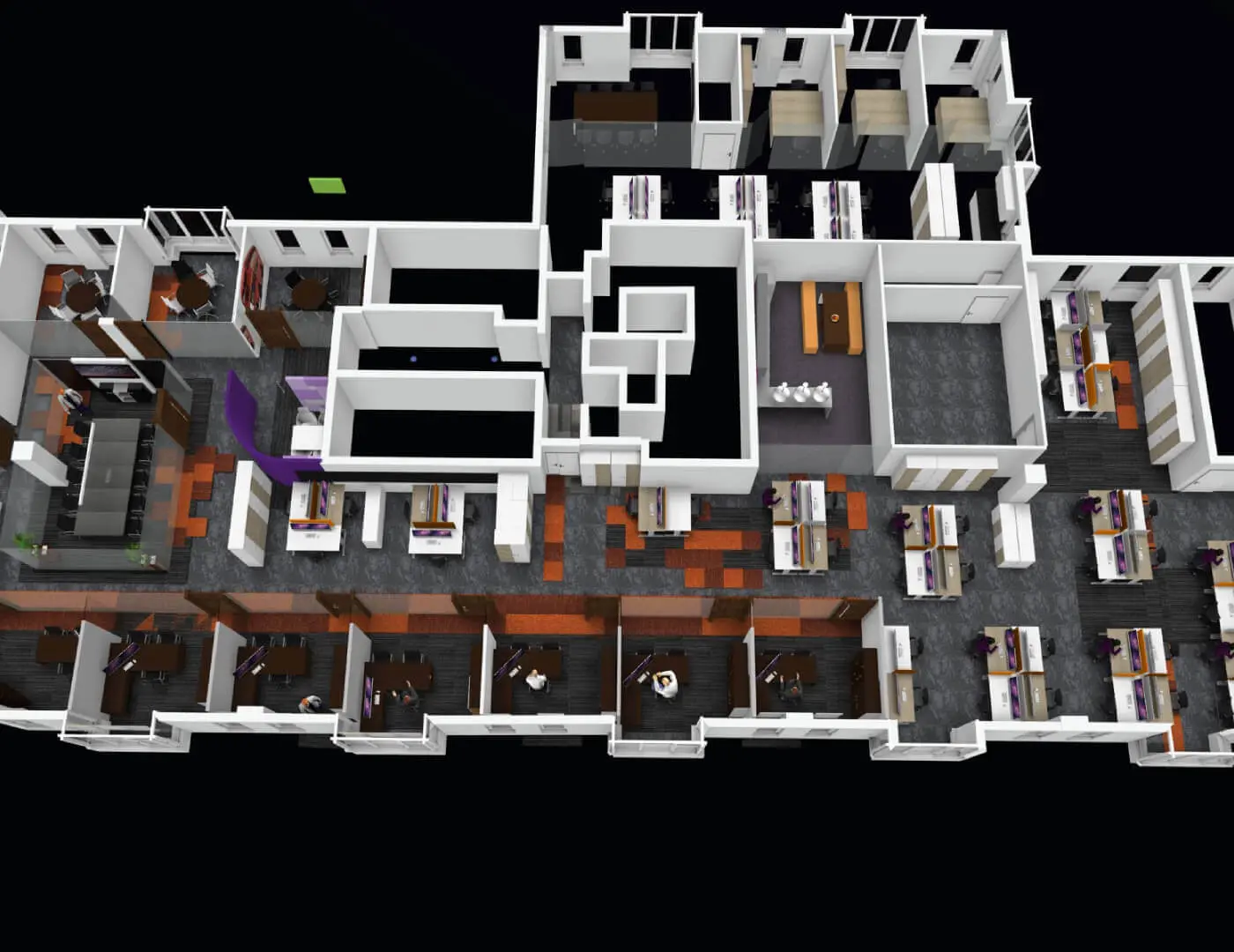 Large office design & 3D visuals 3 Large office design & 3D visuals 3