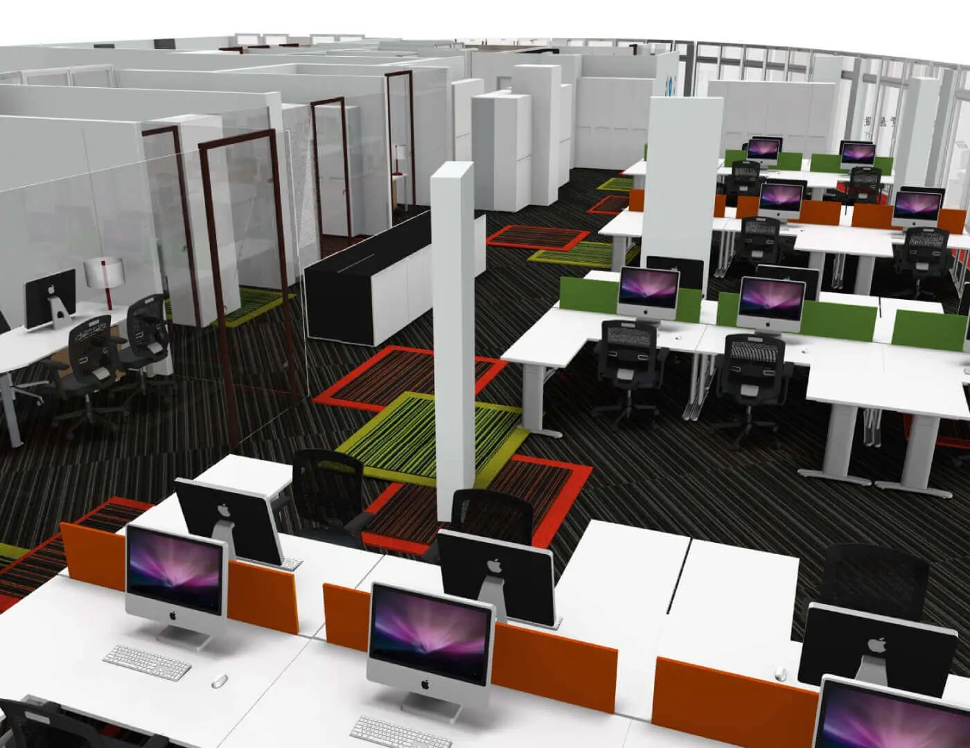 Mid Size office design & 3D visuals 18 Mid Size office design & 3D visuals 18