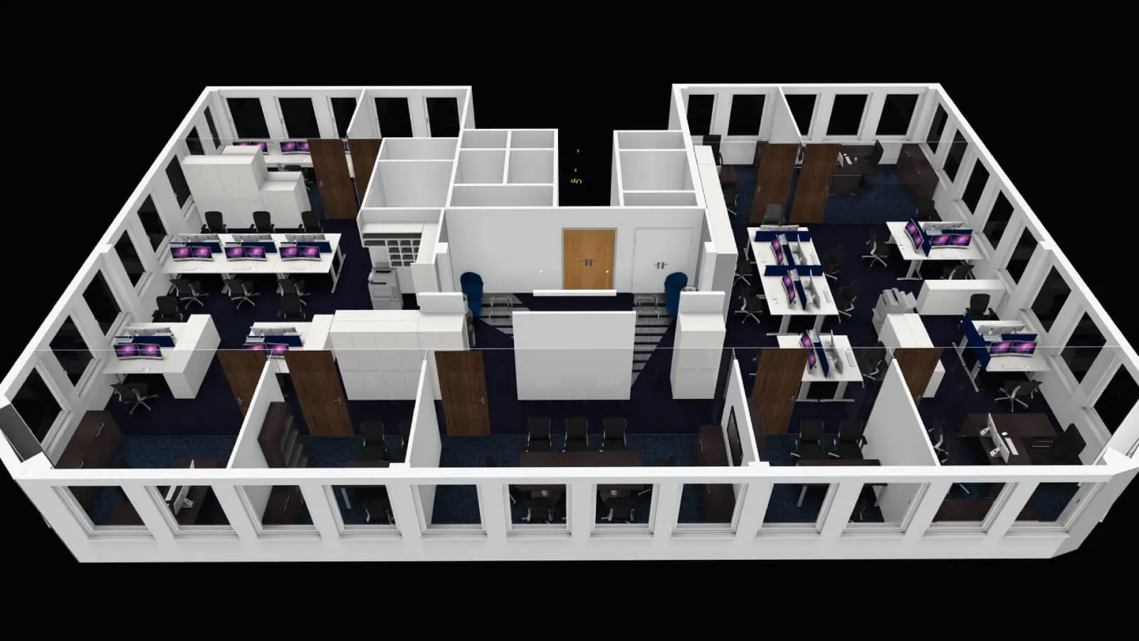 Mid Size office design & 3D visuals 19 Mid Size office design & 3D visuals 19