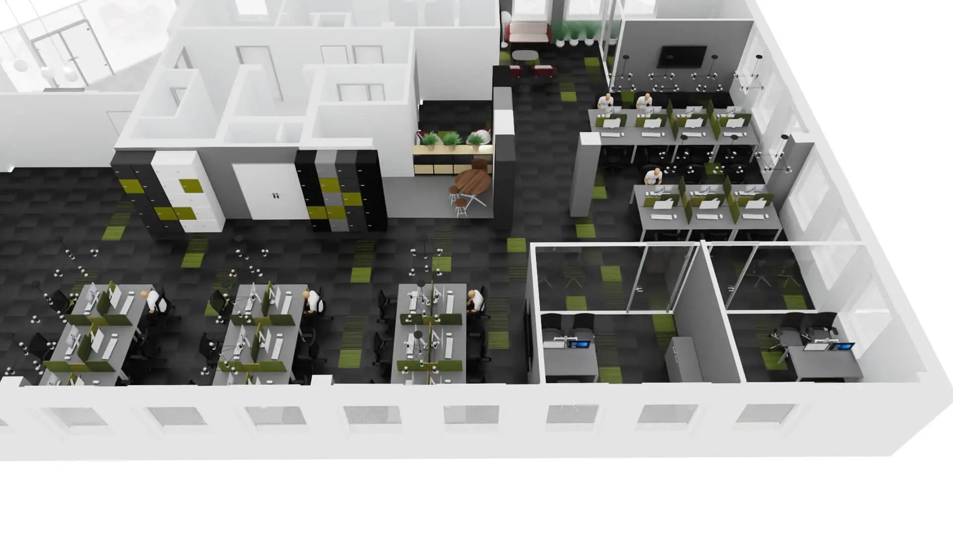 Mid Size office design & 3D visuals 2