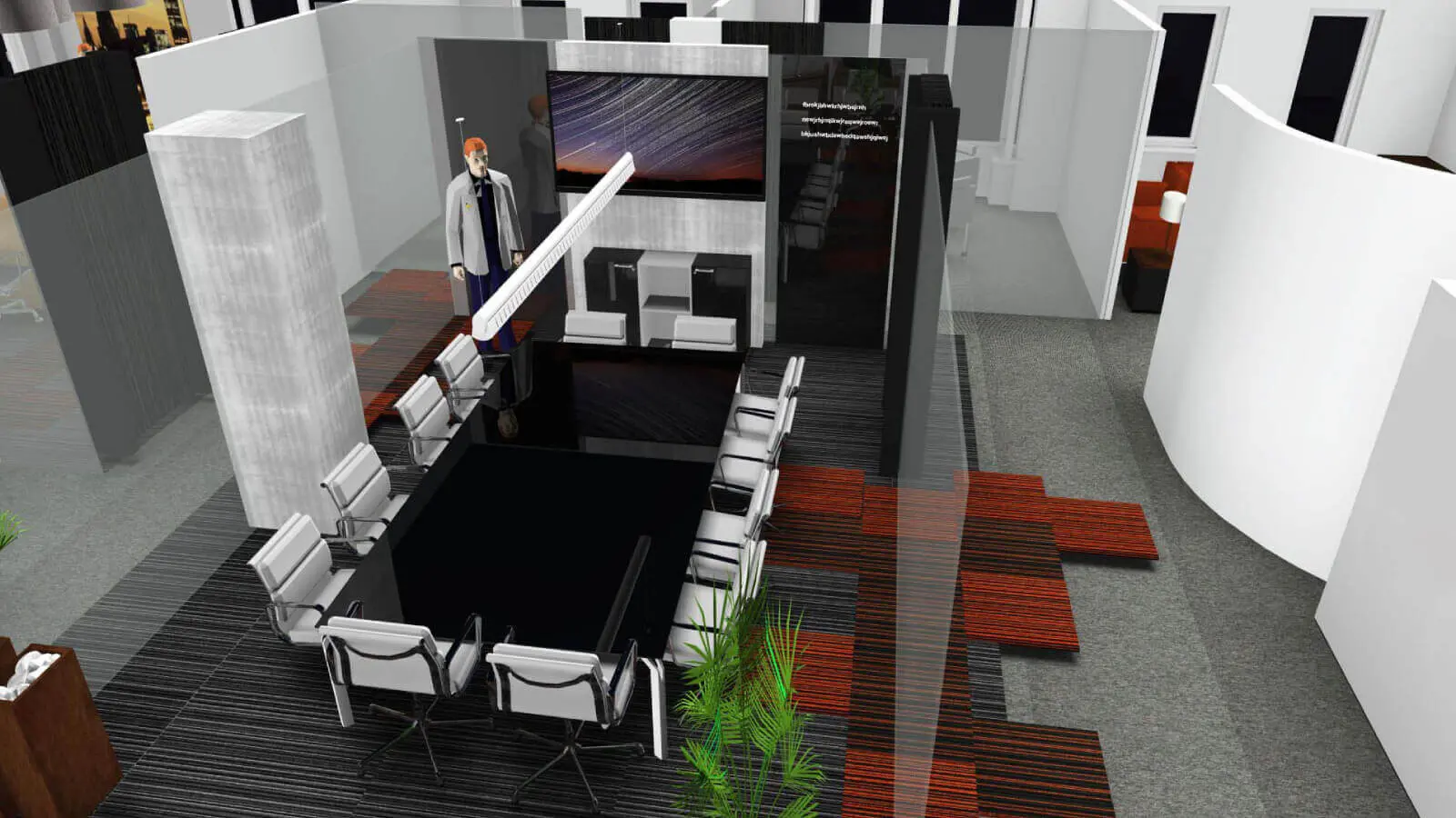 Mid Size office design & 3D visuals 6 Mid Size office design & 3D visuals 6