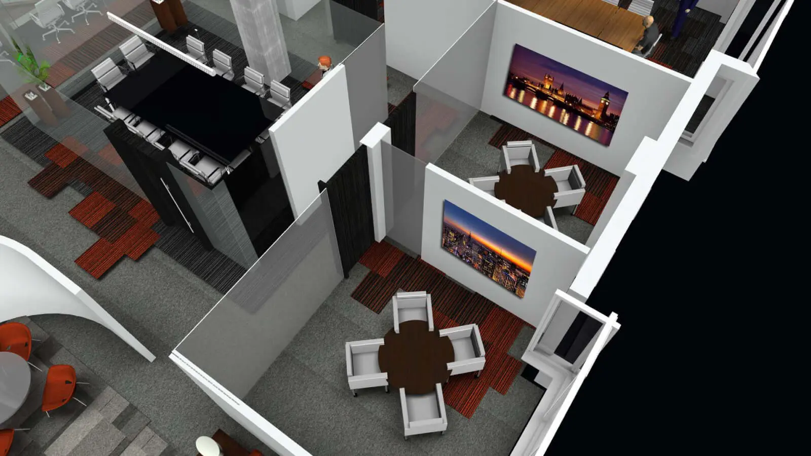 Mid Size office design & 3D visuals 7