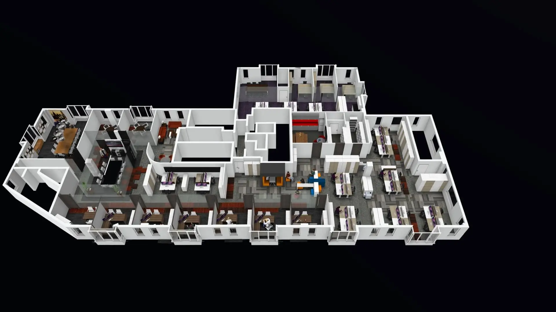 Mid Size office design & 3D visuals 8 Mid Size office design & 3D visuals 8