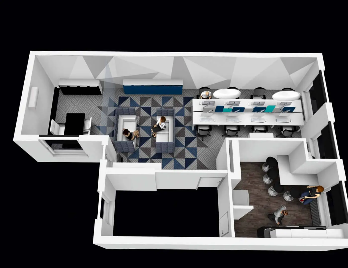 Small office design & 3D visuals 32
