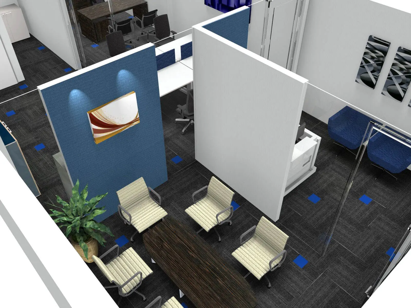Small office design & 3D visuals 8