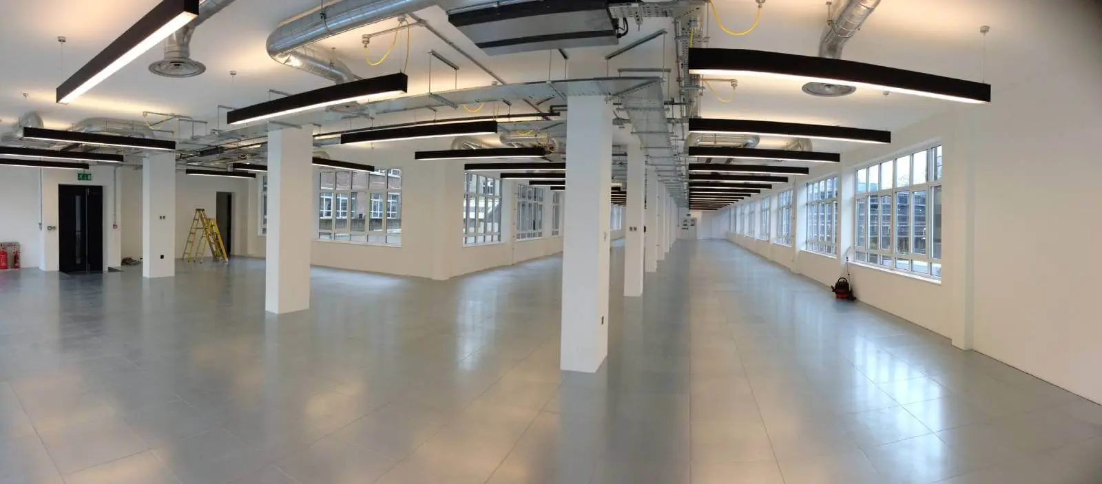 Bentima space with CAT A fit out, including floor work, ceiling works, basic mechanical and electrical services
