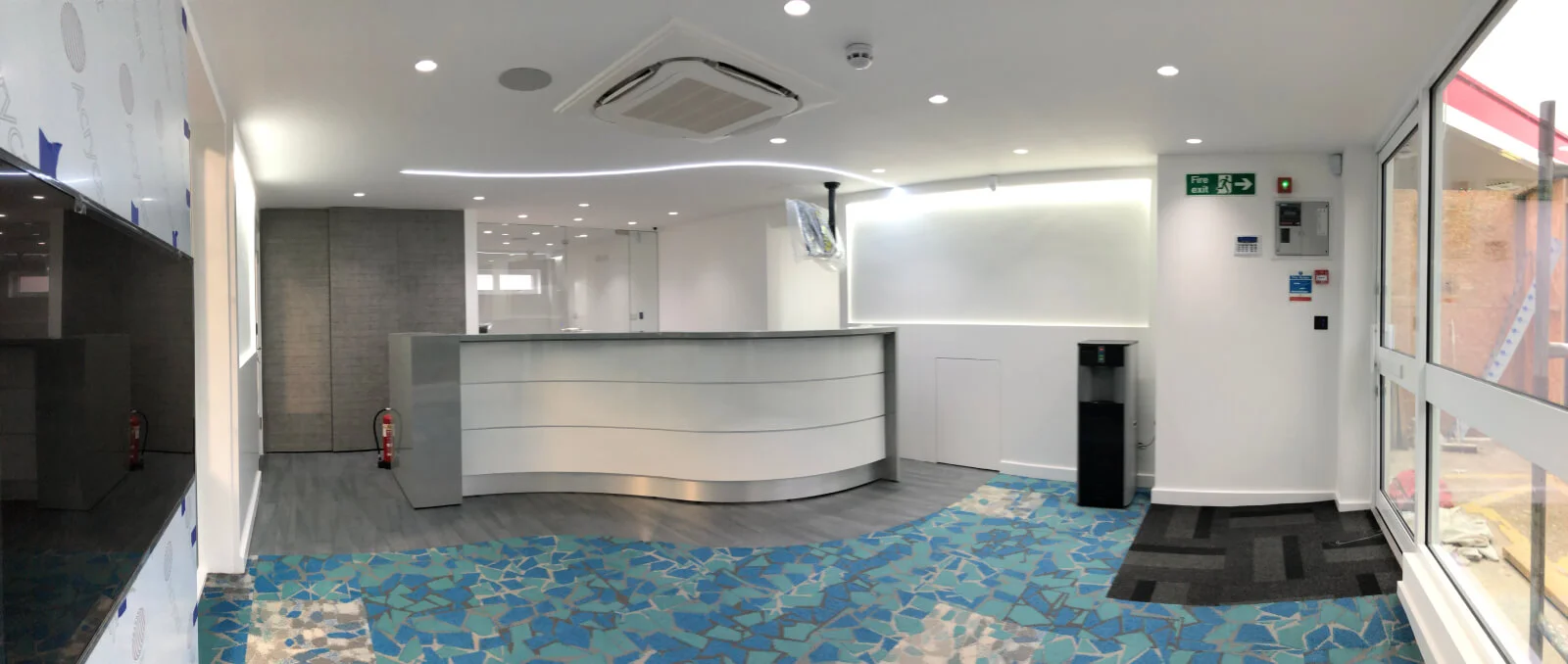 Cardoc Office refurbishment with designer floor and furniture