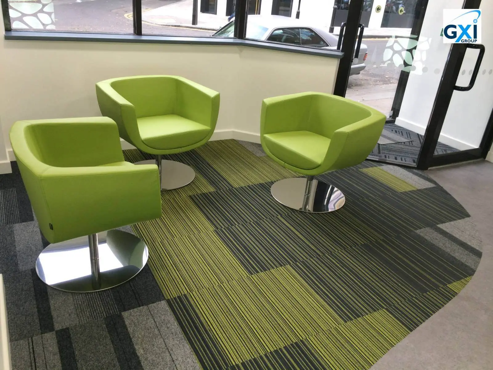 Business Cube Serviced offices with designer ceiling, flooring and glass partitions 1