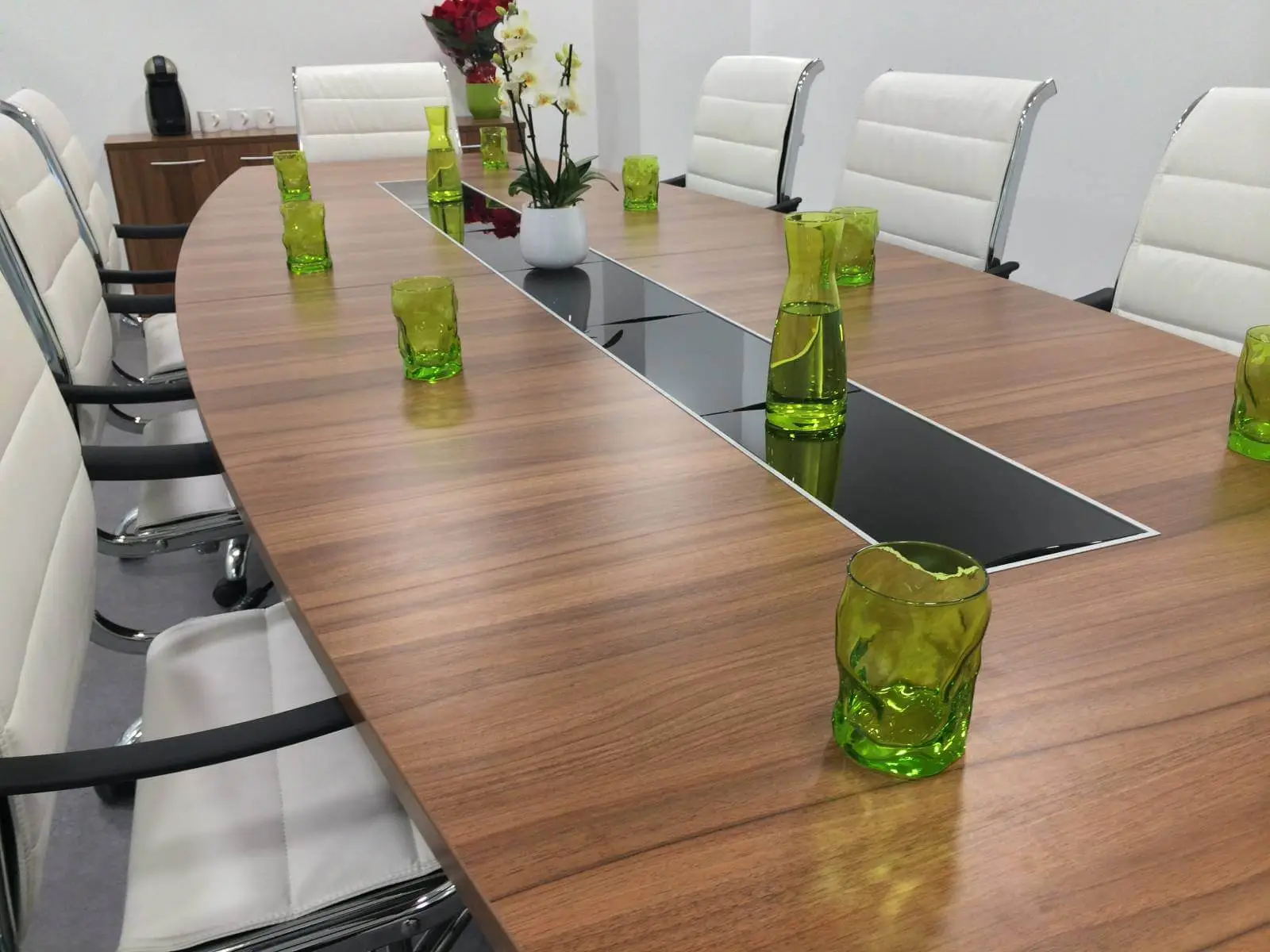 Business Cube Serviced offices with designer ceiling, flooring and glass partitions 16