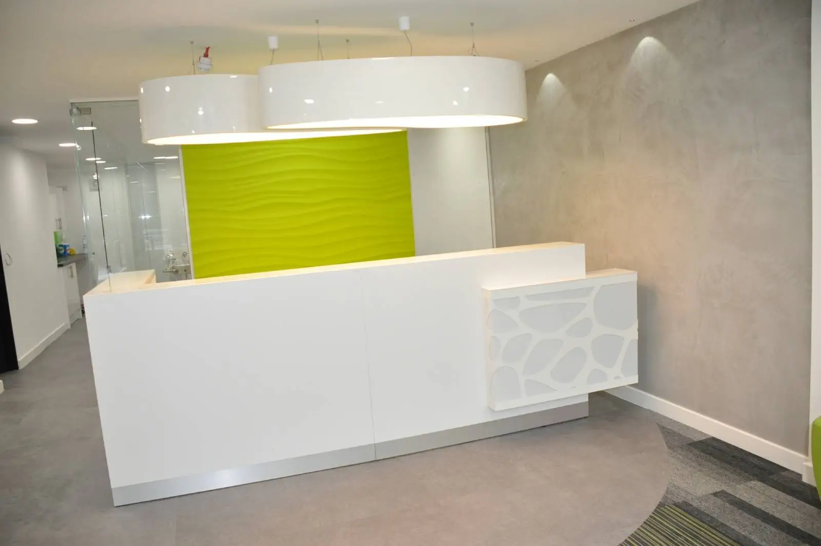 Business Cube Serviced offices with designer ceiling, flooring and glass partitions 3