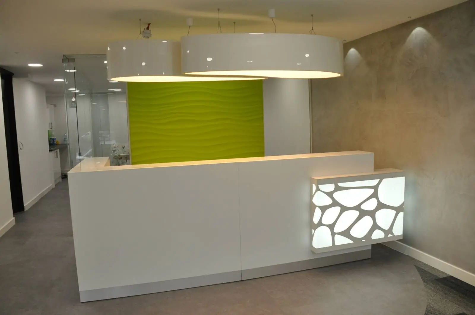 Business Cube Serviced offices with designer ceiling, flooring and glass partitions 7