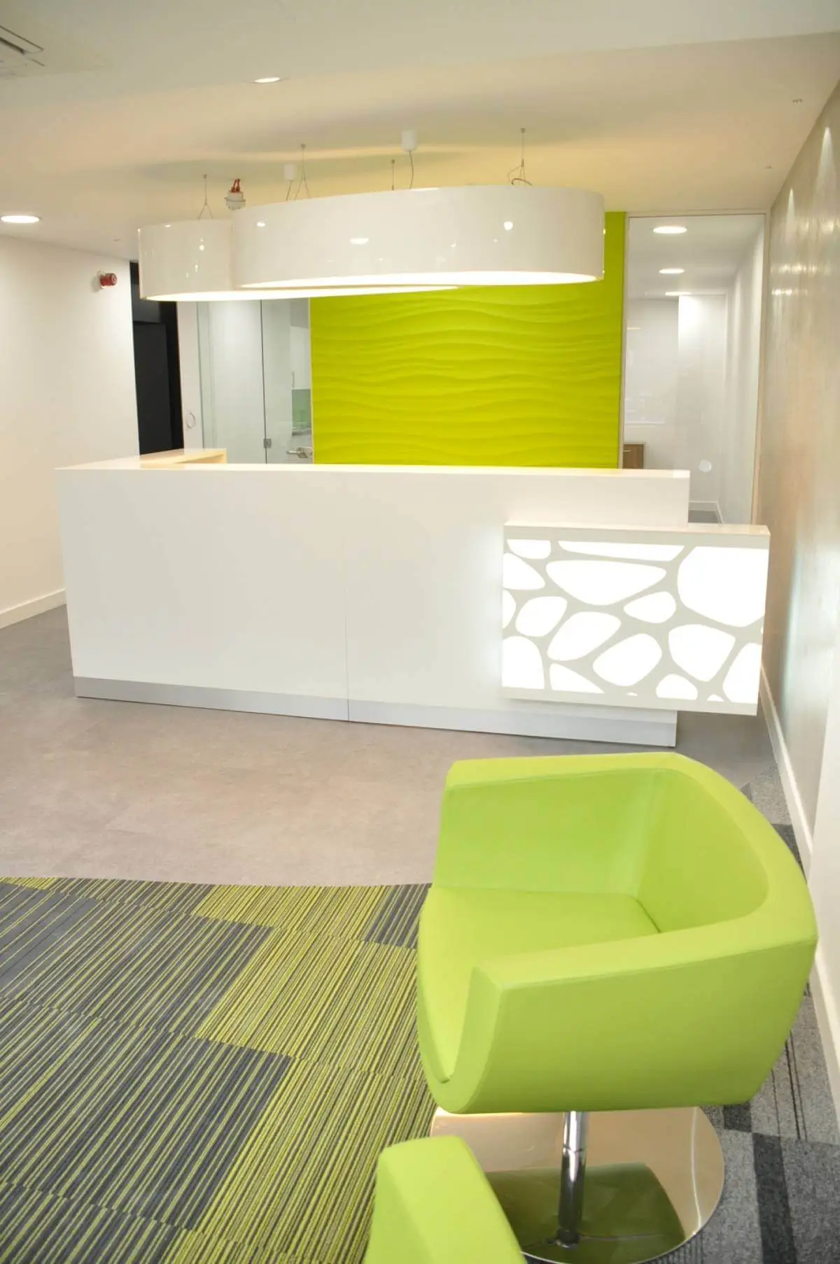 Business Cube Serviced offices with designer ceiling, flooring and glass partitions 8
