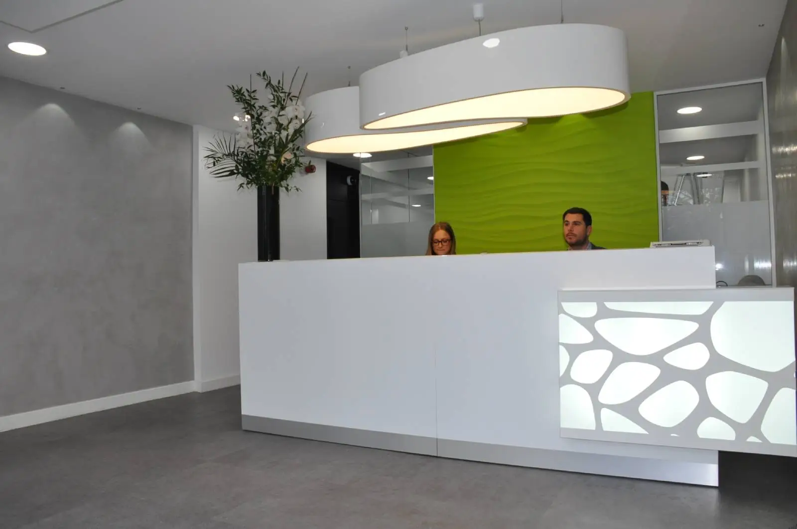 Business Cube Serviced offices with designer ceiling, flooring and glass partitions 9