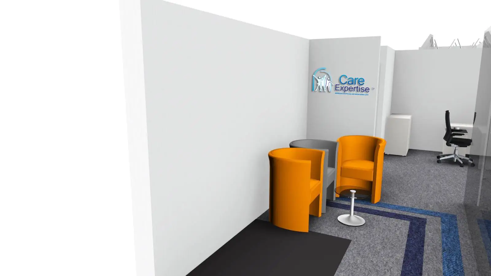 Care Expertise health care space View, Concept and design 11