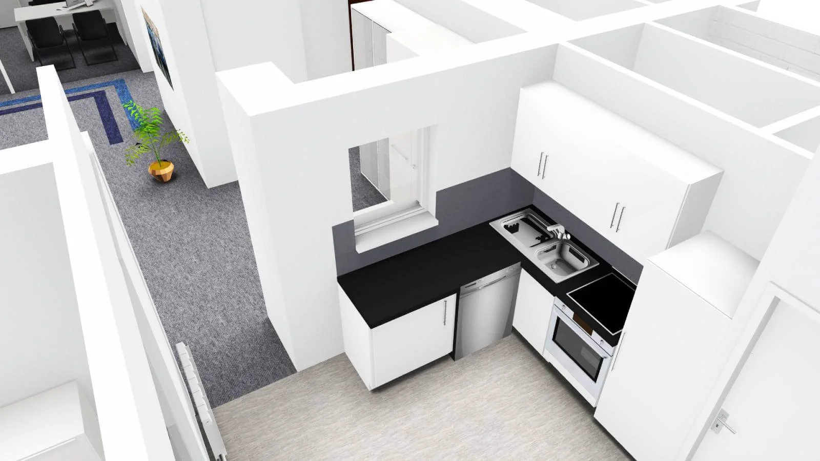 Care Expertise health care space View, Concept and design 6