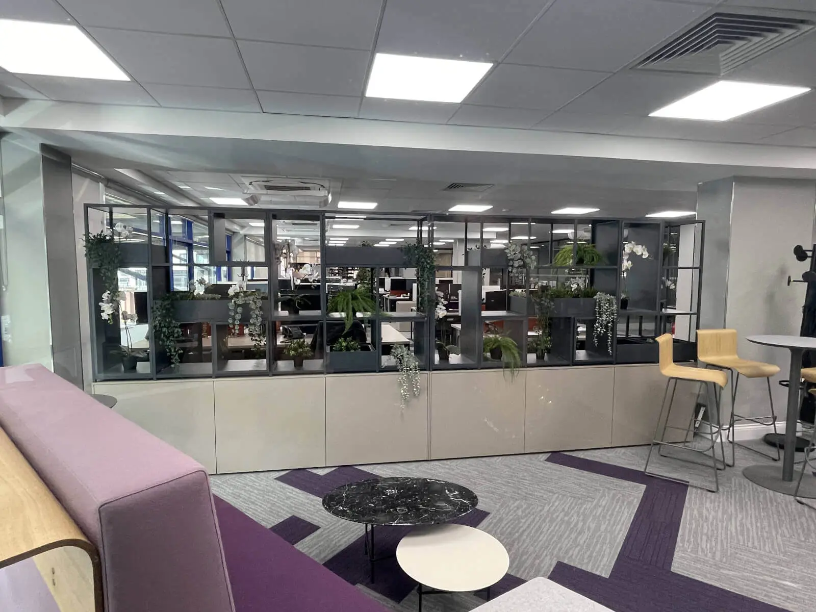 Damecha office space design with designer furniture and flooring 3