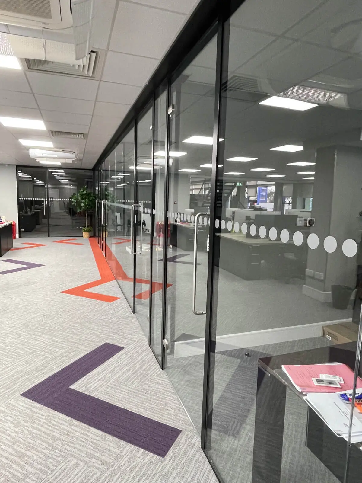 Damecha office space design with designer furniture and flooring 6