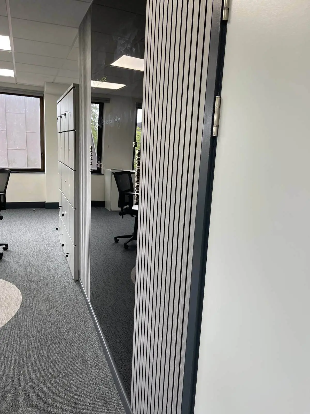 Global Mediation office space with plasterbaord ceiling, designer flooring and glass partitions 11