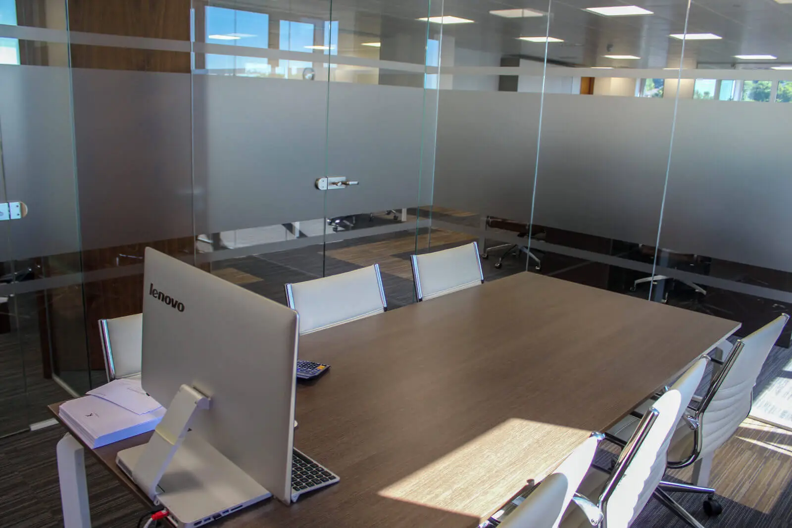 Klevas office space with designer furniture and glass partitions 22