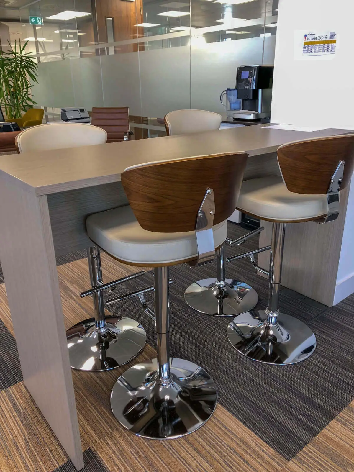 Klevas office space with designer furniture and glass partitions 6