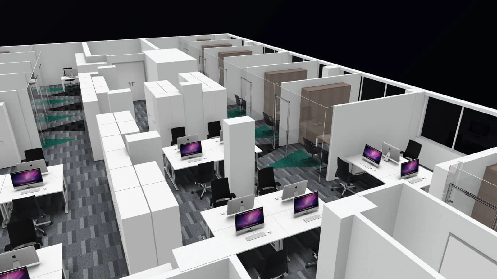 Landau Morely office space View, Concept and design 2