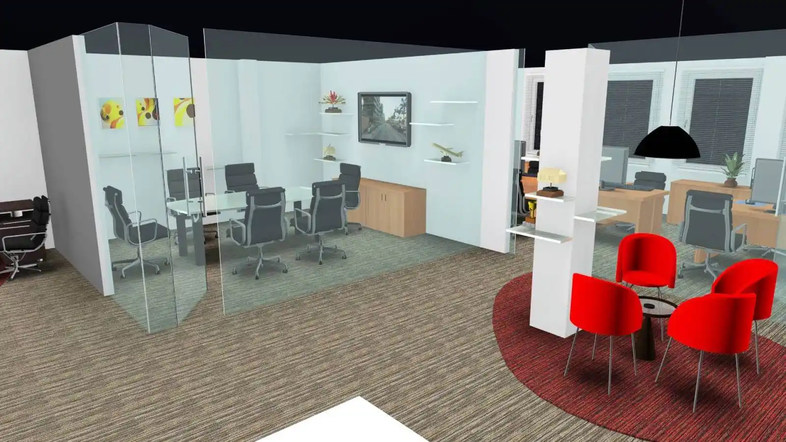 Prideview developers office space View, Concept and design 10