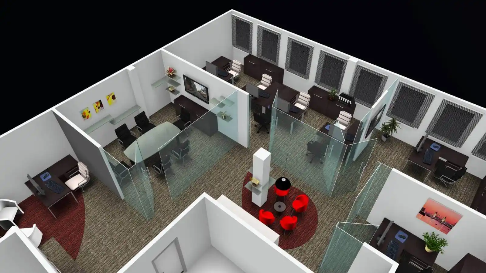 Prideview developers office space View, Concept and design 12
