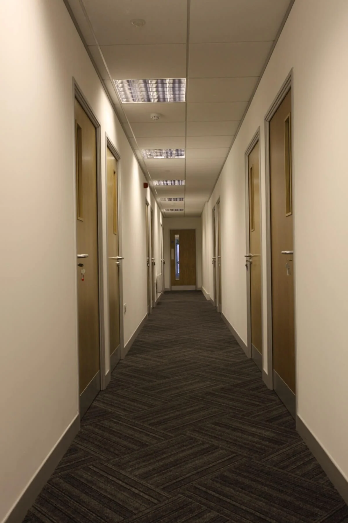 Tempus Court office with single glazed with frameless doors glass partitions and desinger furniture 27