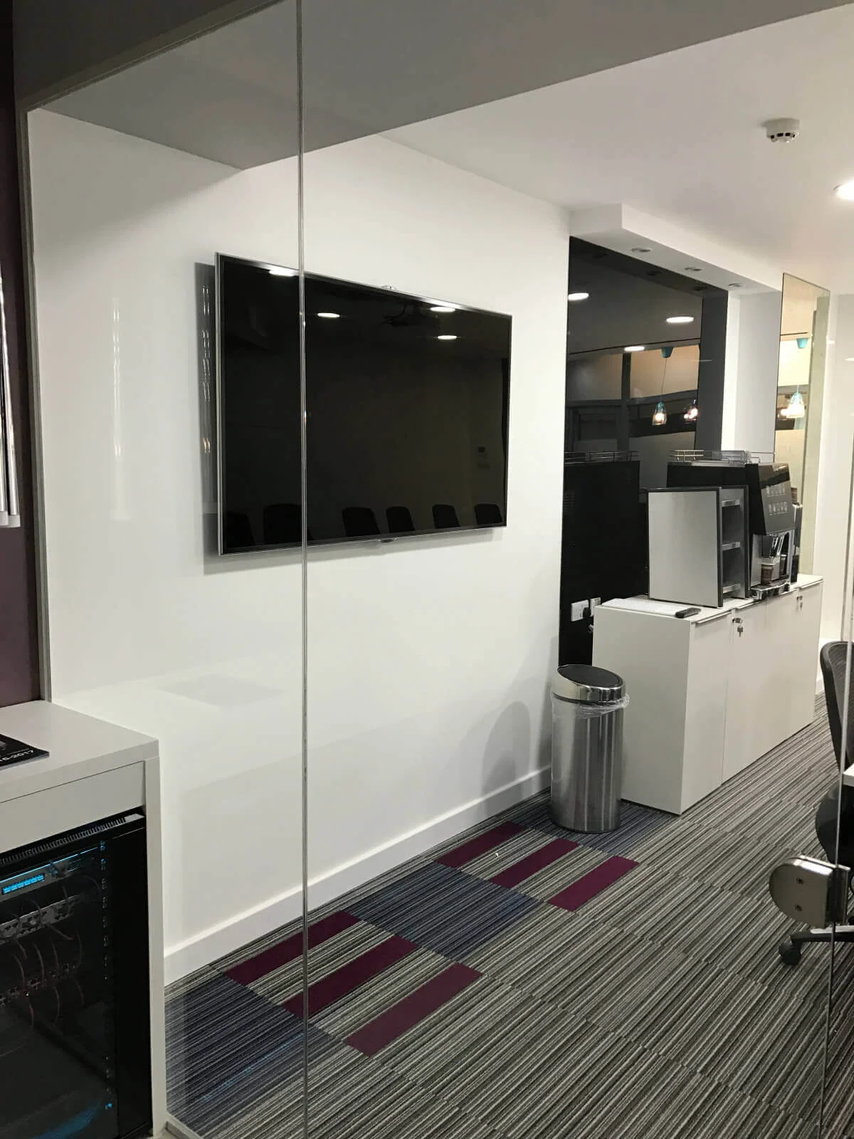 TSI office design with italian furniture designer flooring and glass partitions 12