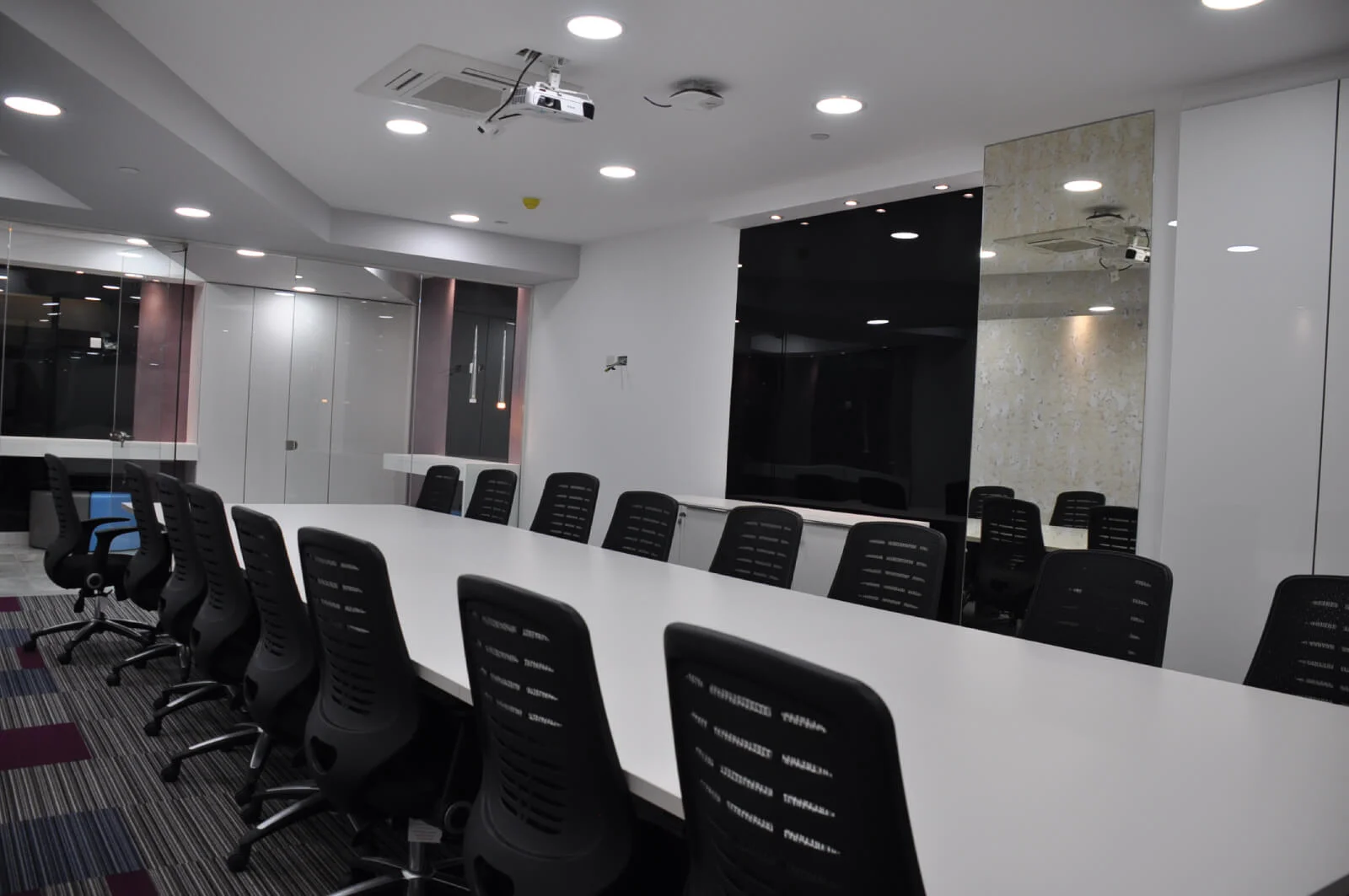 TSI office design with italian furniture designer flooring and glass partitions 2