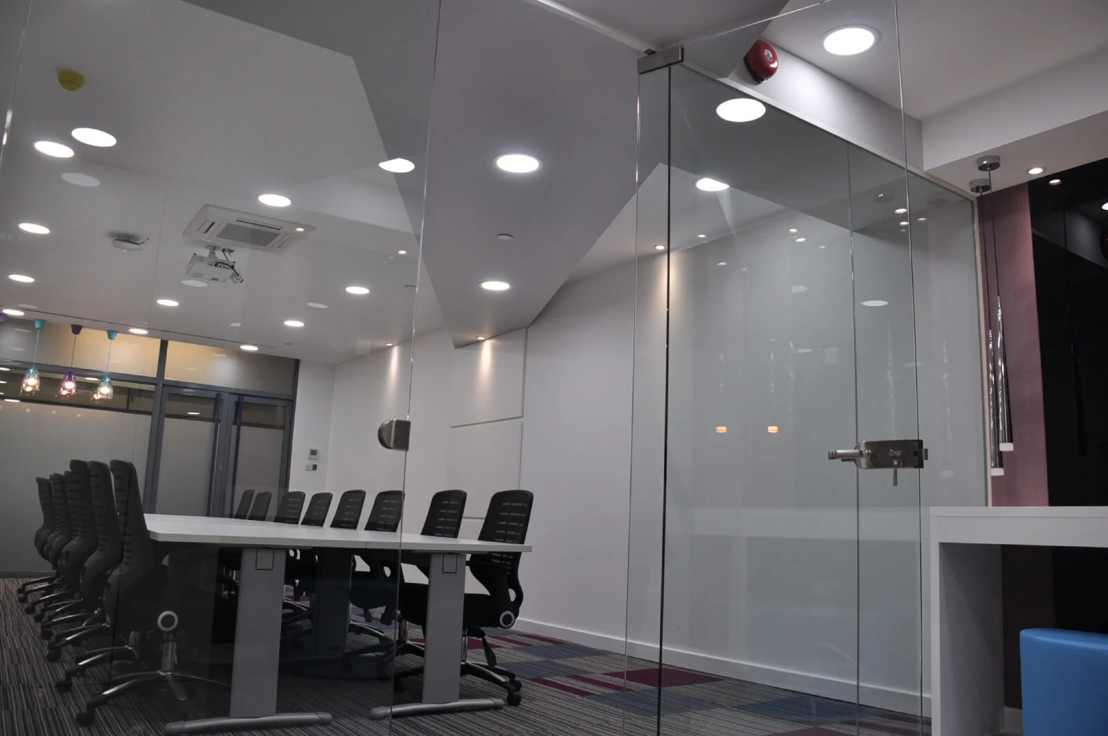 TSI office design with italian furniture designer flooring and glass partitions 8