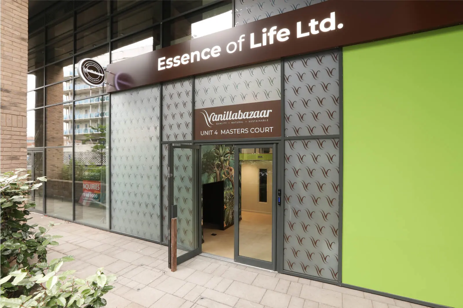 Vanilla Bazaar office space with designer furniture, laminated wood flooring, ceiling and glass partitions 32