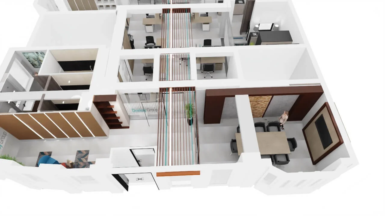 Deekay Group office space View, Concept and design