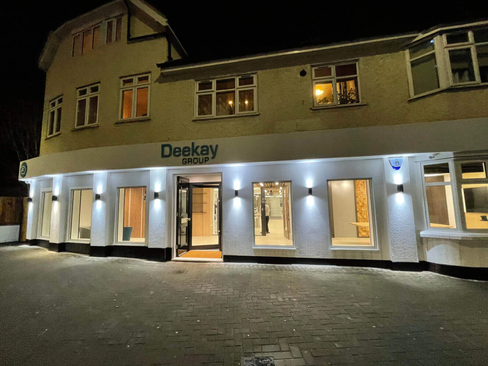 Deekay Group office space with deisgner furniture, walls and glass partitions 9