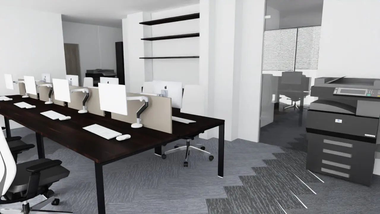 Hemsley Miller office space View, Concept and design 2