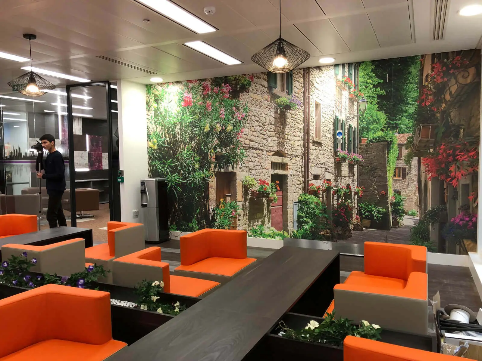 Ngage Recruitment office space with designer executive, meeting, reception, operational and breakout furniture, glass partitions and deisgner flooring 19